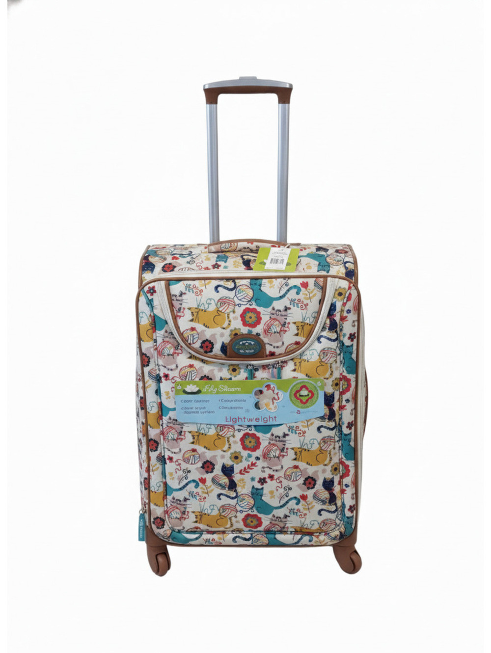 Lily Bloom Furry Friends Collection 24" Expandable Spinner Luggage